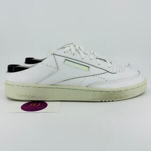 Reebok Women's Club C 85 Slip On Mule Sneakers 'White Aqua Dust' GX2500 Size 11